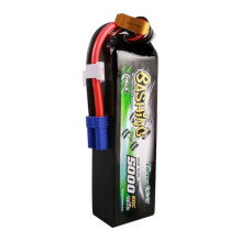 Gens ace G-Tech 5000mAh 14,8V 4S1P 60C Lipo baterijų paketas su EC5 Plug-Bshing serija