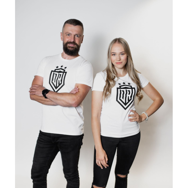 Dinamo - Men's T-SHIRT «DINAMO» WITH BLACK PRINTING L White