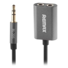 Remax Qulmax 3,5 mm Share Jack Cable RL-20S pilkas