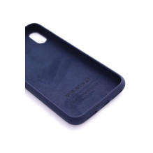Evelatus Apple iPhone Xs MAX nano silikoninis dėklas, minkštas TPU vidurnakčio mėlynas