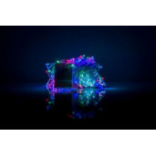 N / A Ziemassvētku lampiņu virtene caurspīdīgs vads 100LED -30 Multi Color