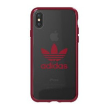 Adidas Apple iPhone X / Xs OR Clear Case Red
