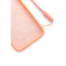 Evelatus Apple iPhone X / XS Soft Touch silikoninis dėklas su rožiniu dirželiu