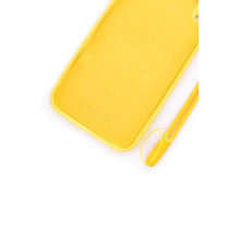 Evelatus Apple iPhone XR Soft Touch silikoninis dėklas su geltonu dirželiu