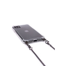 Evelatus Apple iPhone 11 Pro Silikoninis skaidrus su karoliais TPU dirželiu Space Grey