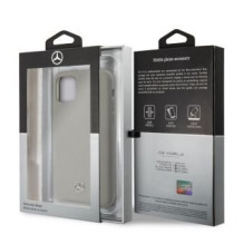 Mercedes-Benz Apple iPhone 11 Pro Liquid Silicone Case Grey