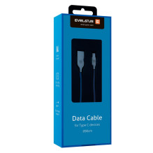 Evelatus - Duomenų kabelis C tipo įrenginiams TPC06 2m Blue