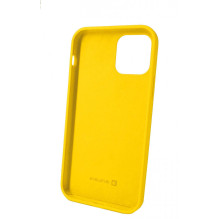 Evelatus Apple iPhone 12 mini Premium Soft Touch silikoninis dėklas, citrininis geltonas