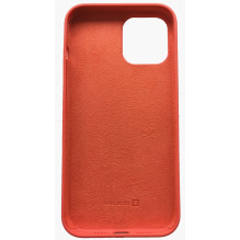 Evelatus Apple iPhone 12 Pro Max Premium minkštas lietimui jautrus silikoninis dėklas, oranžinis