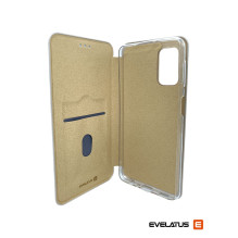 Evelatus Samsung Galaxy A32 5G / A13 knygų dėklas, auksinis