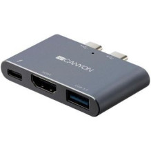 Canyon DS-1 Multiport Docking Station with 3 port Space Gray