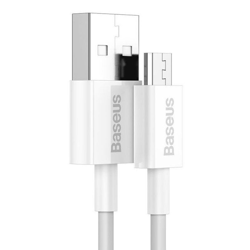 Baseus - Superior Fast Charging Data Cable MicroUSB 1m White