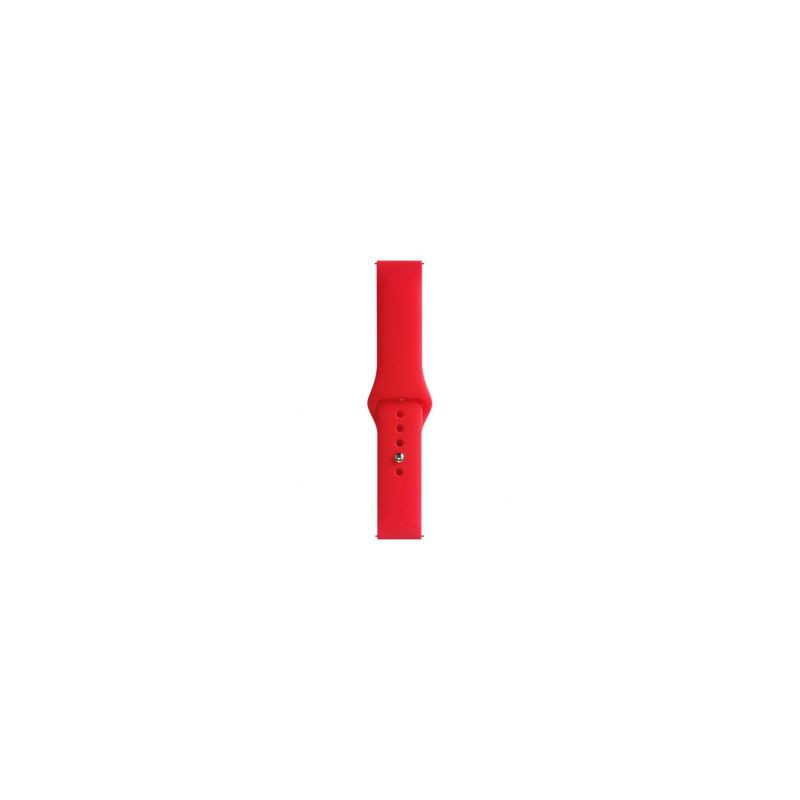 Evelatus universali 22 mm silikoninė kilpa (S / M 110 mm) Raudona