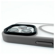 Evelatus Apple iPhone 15 Pro Max Hybird dėklas su Magsafe PC+TPU Silver