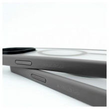 Evelatus Apple iPhone 15 Pro Max Hybird dėklas su Magsafe PC+TPU Silver