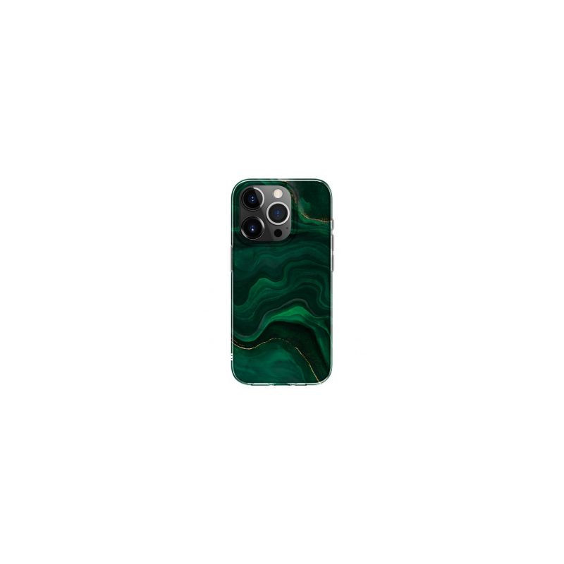 Evelatus Apple iPhone 15 Pro PC Customized Print Design Marble Green