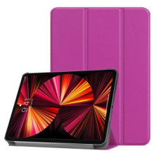 iLike Galaxy Tab S9 FE Plus Tri-Fold Eco-Leather Stand Case Purple