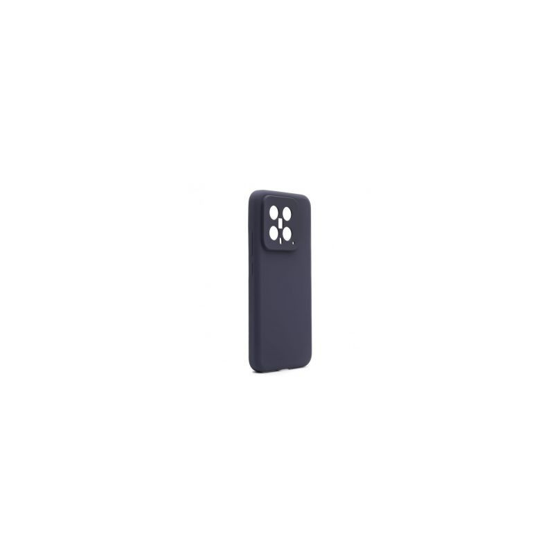Prijunkite Xiaomi 14 aukščiausios kokybės magnetinį minkštą silikoninį dėklą Midnight Blue