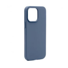 Connect Apple iPhone 14 Pro Premium Magsafe Soft Touch Silicone Case New Function Midnight Blue