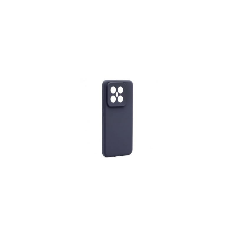 Connect Xiaomi 14 Pro Premium Quality Magnetic Soft Touch Silicone Case Midnight Blue