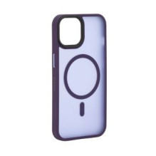 Evelatus Apple iPhone 14 Hybrid Case With MagSafe PC+TPU Deep Purple