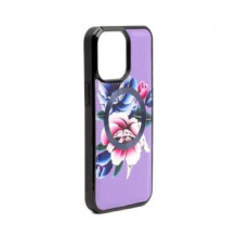 Evelatus Apple iPhone 15 Pro Wallet and Slim Cover Case Purple