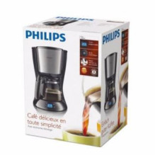 Philips Philips Daily Collection Kavos virimo aparatas HD7459 / 20 Su stikliniu ąsočiu Su laikmačiu Black&amp;metal