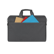 Rivacase 8257 notebook case 43.9 cm (17.3&quot;) Hardshell case Black