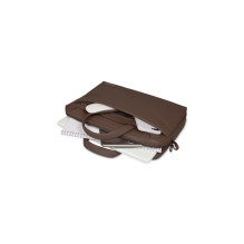 Port Designs Zurich Toploading notebook case 39.6 cm (15.6&quot;) Briefcase Brown