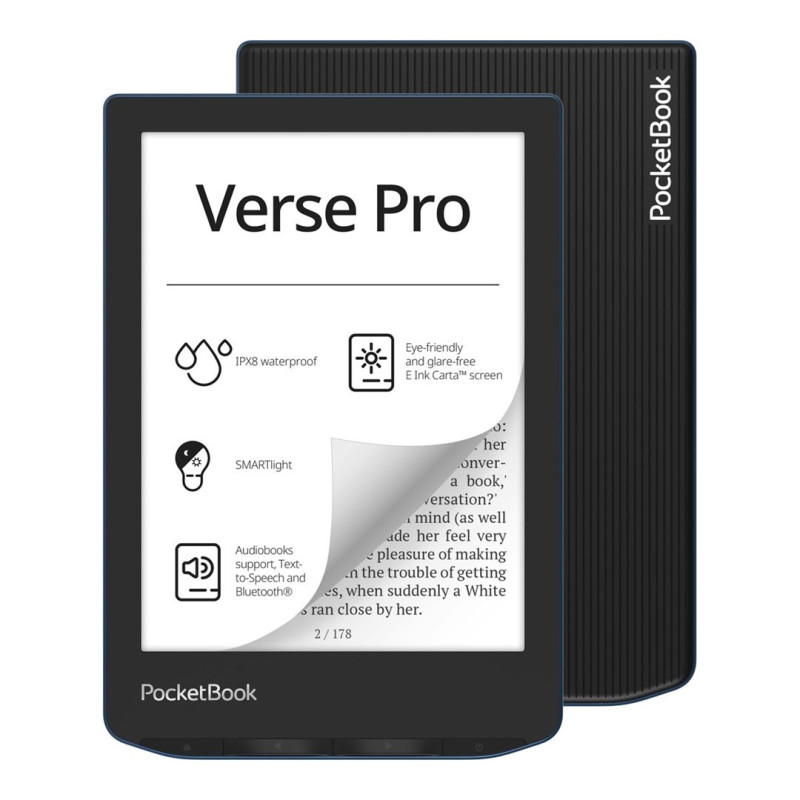PocketBook Verse Pro (634) skaitytuvas mėlynas