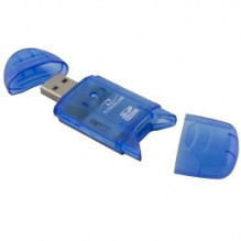 TITANUM TA101B kortelių skaitytuvas Blue USB 2.0