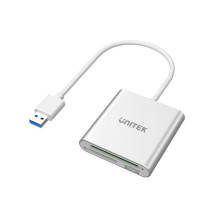 UNITEK Y-9313 kortelių skaitytuvas USB 3.2 Gen 1 (3.1 Gen 1) Sidabras