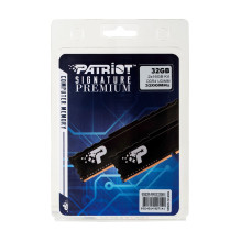 Patriot Memory Signature Premium PSP432G3200KH1 atminties modulis 32 GB 2 x 16 GB DDR4 3200 MHz