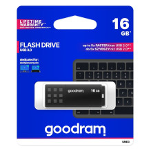 Goodram UME3 USB atmintinė 16 GB USB Type-A 3.0 (3.1 Gen 1) Juoda