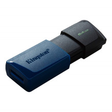 Kingston Exodia 64 GB USB 3.2. Mėlyna