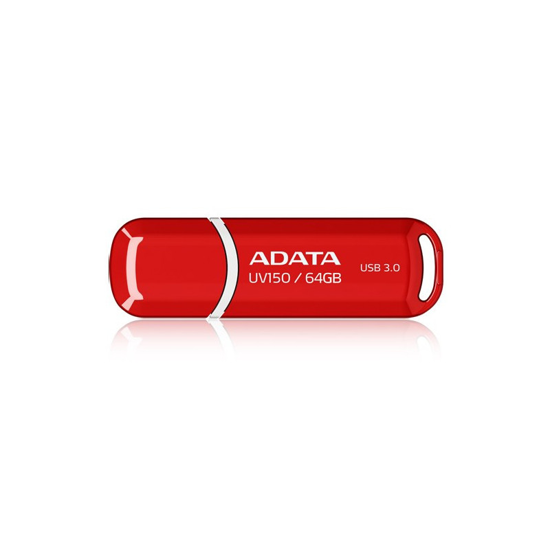 ADATA 64 GB DashDrive UV150 USB atmintinė USB Type-A 3.2 Gen 1 (3.1 Gen 1) Raudona