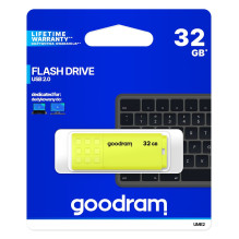 Goodram UME2 USB atmintinė 32 GB USB Type-A 2.0 Geltona