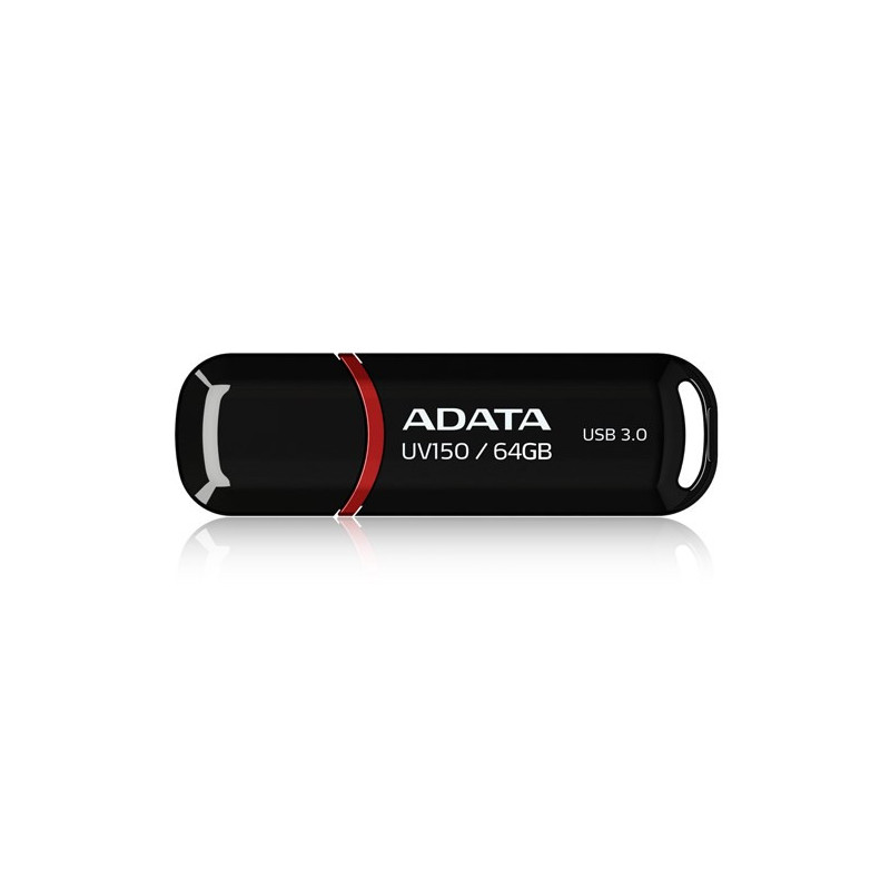 ADATA 64 GB DashDrive UV150 USB atmintinė A tipo USB 3.2 Gen 1 (3.1 Gen 1) Juoda