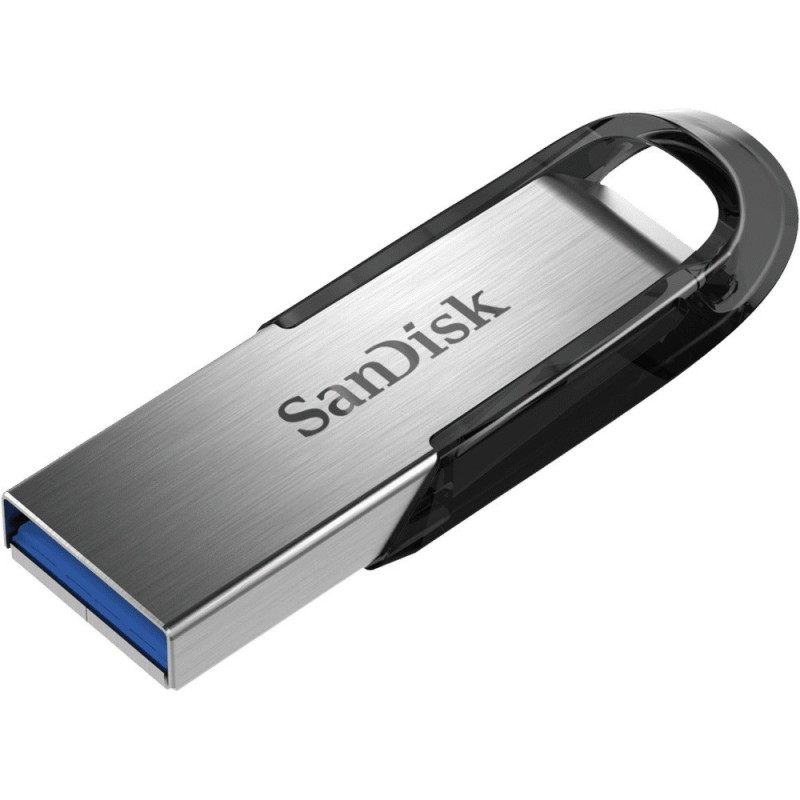 SanDisk ULTRA FLAIR USB atmintinė 128 GB USB Type-A 3.2 Gen 1 (3.1 Gen 1) Juoda, sidabrinė