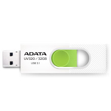 ADATA UV320 USB atmintinė 32 GB USB Type-A 3.2 Gen 1 (3.1 Gen 1) Žalia, balta