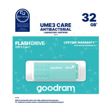 Goodram UME3 USB atmintinė 32 GB USB Type-A 3.2 Gen 1 (3.1 Gen 1) Turquoise