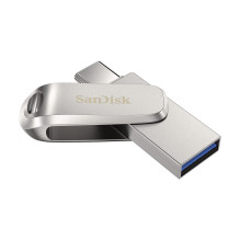 „SanDisk Ultra Dual Drive Luxe“ USB atmintinė 256 GB A tipo USB / USB tipo C 3.2 Gen 1 (3.1 Gen 1) Nerūdijantis plienas