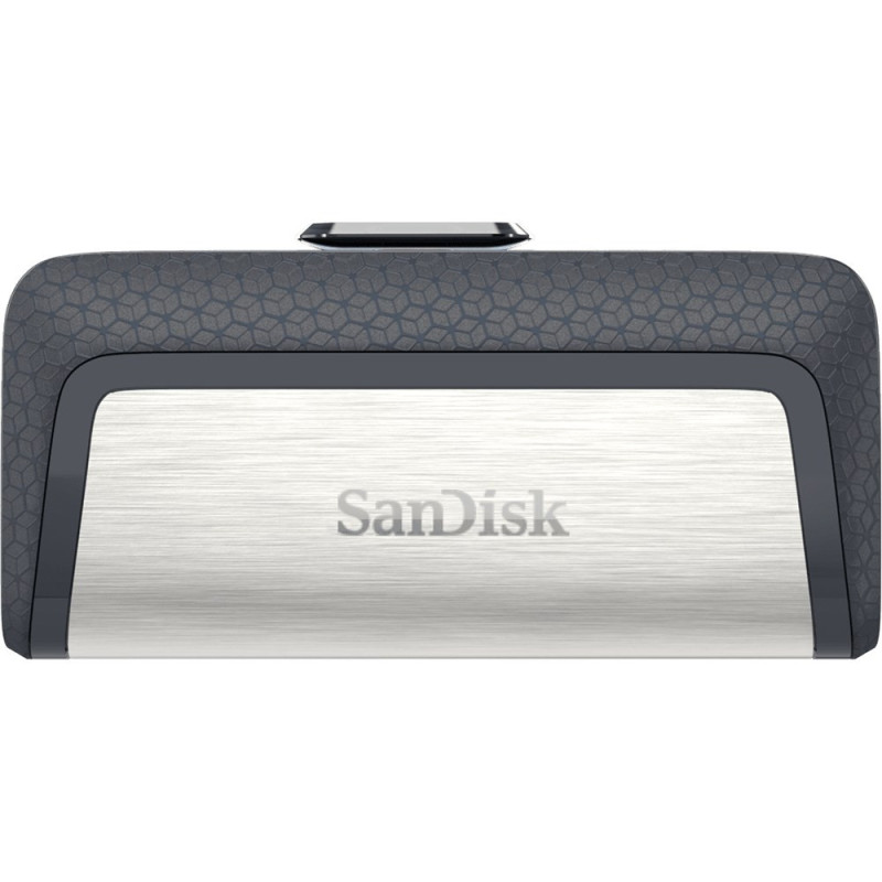 Sandisk Ultra Dual Drive USB Type-C USB atmintinė 128 GB USB Type-A / USB Type-C 3.2 Gen 1 (3.1 Gen 1) Juoda, sidabrinė