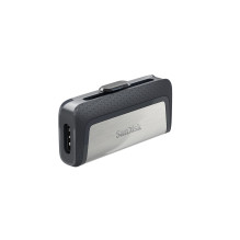 Sandisk Ultra Dual Drive USB Type-C USB atmintinė 128 GB USB Type-A / USB Type-C 3.2 Gen 1 (3.1 Gen 1) Juoda, sidabrinė