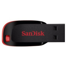 SanDisk Cruzer Blade USB atmintinė 64 GB USB Type-A 2.0 Black, Red