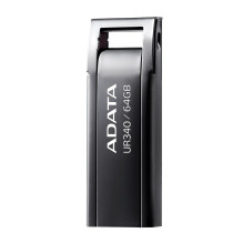 ADATA UR340 USB atmintinė 64 GB USB Type-A 3.2 Gen 2 (3.1 Gen 2) Juoda