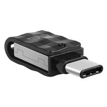 „Silicon Power Mobile C31“ USB atmintinė 32 GB A tipo USB / C tipo USB 3.2 Gen 1 (3.1 Gen 1) Juoda, sidabrinė