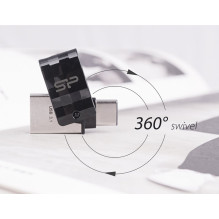 Silicon Power Mobile C31 USB flash drive 32 GB USB Type-A / USB Type-C 3.2 Gen 1 (3.1 Gen 1) Black, Silver