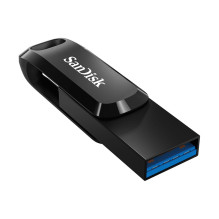 „SanDisk Ultra Dual Drive Go“ USB atmintinė 64 GB A tipo USB / USB tipo C 3.2 Gen 1 (3.1 Gen 1) Juoda