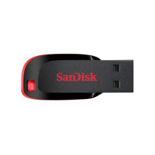 SanDisk Cruzer Blade USB atmintinė 128 GB USB Type-A 2.0 juoda, raudona